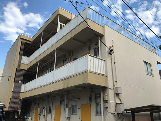 外壁塗装、屋上防水工事施工前B