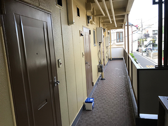 Hマンション外壁塗装、屋上防水工事施工後A