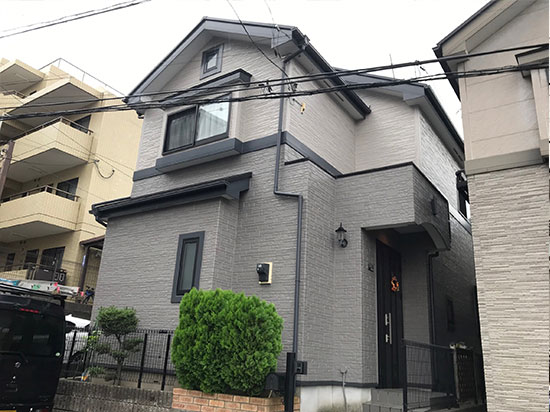 外壁塗装、屋根塗装工事 施工後